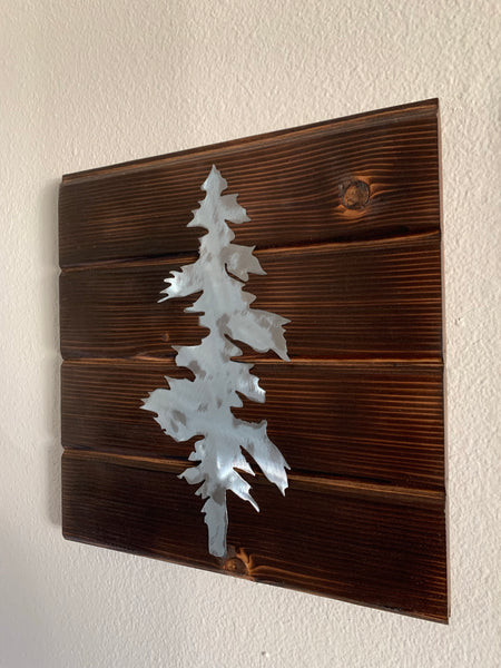 Pine Tree Metal Art (Steel)