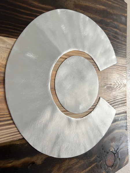 Mini Metal Colorado Flag
