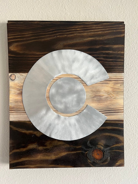 Mini Metal Colorado Flag