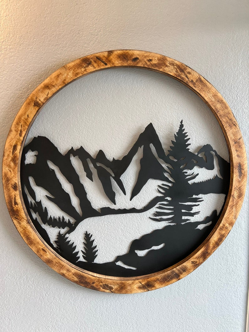 Mountain Landscape Silhouette