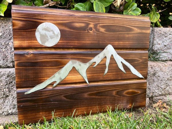 Mini Mountain Metal Art (Steel)