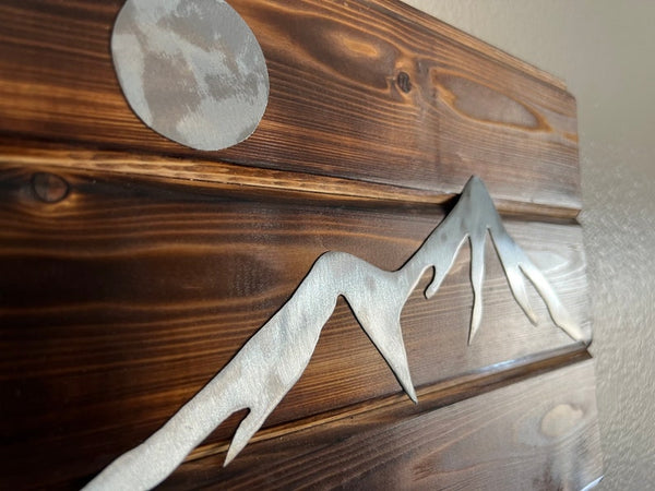 Mini Mountain Metal Art (Steel)