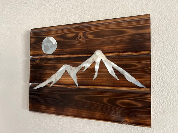 Mini Mountain Metal Art (Steel)