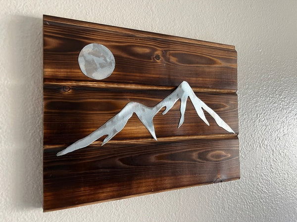 Mini Mountain Metal Art (Steel)