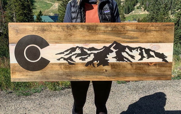 Colorado Rocky Mountains (Steel on Beetle Kill Pine)